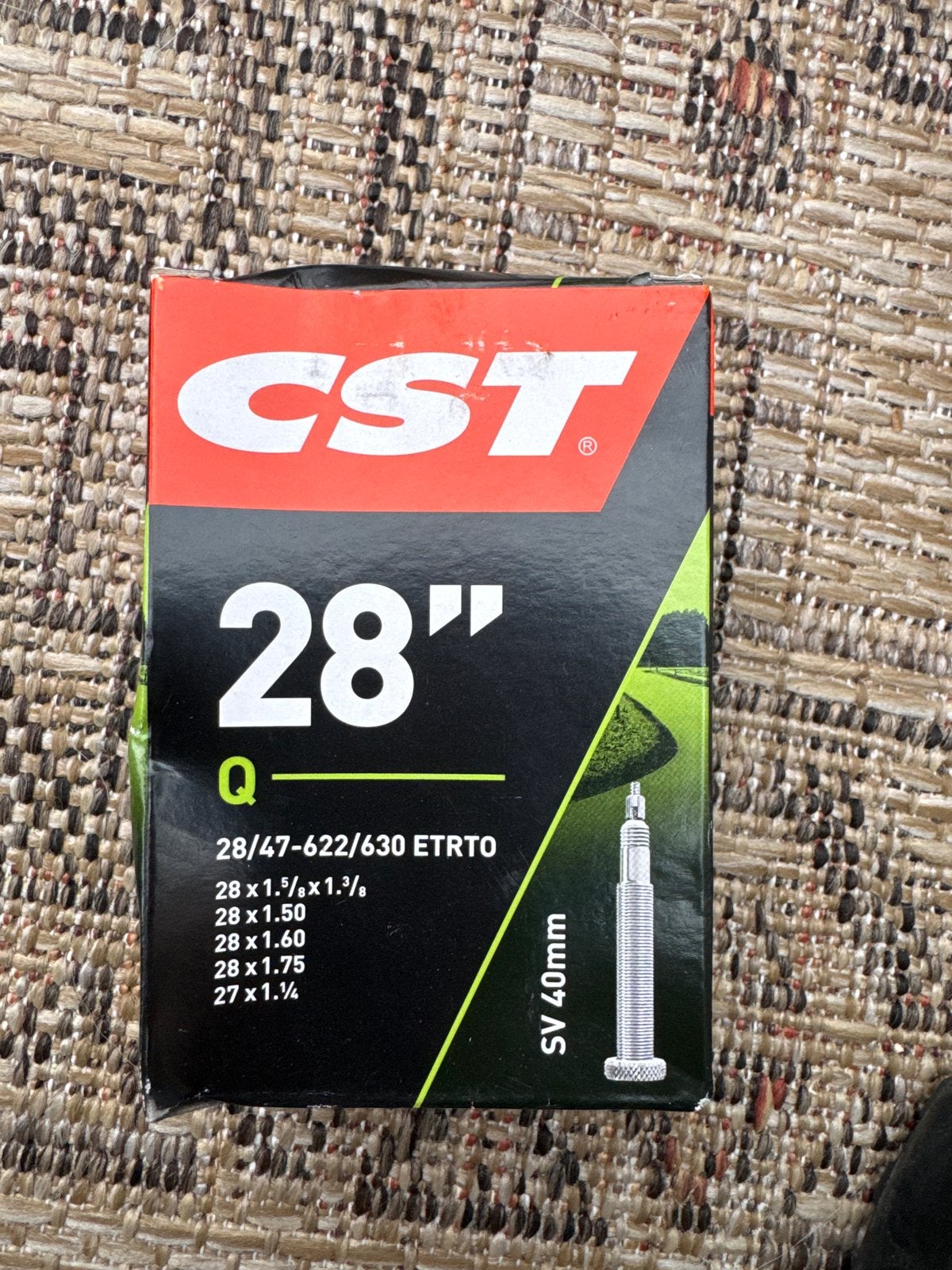 CST Binnenband 28 inch (SV 40mm), Band, Nieuw, Ophalen of Verzenden, Rubber