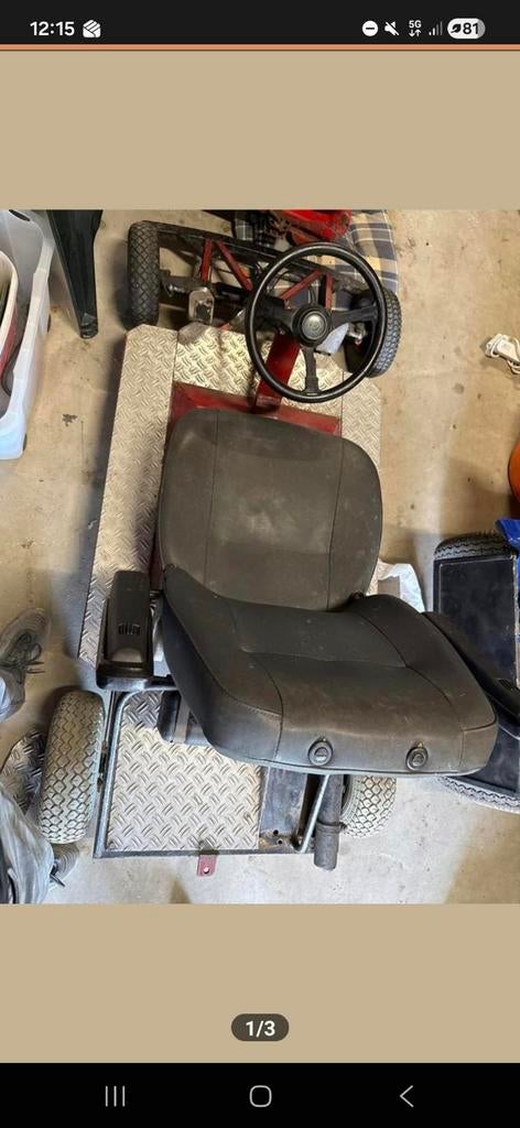 Zelfgebouwde kart met Puch blok, Sport en Fitness, Karting, Ophalen