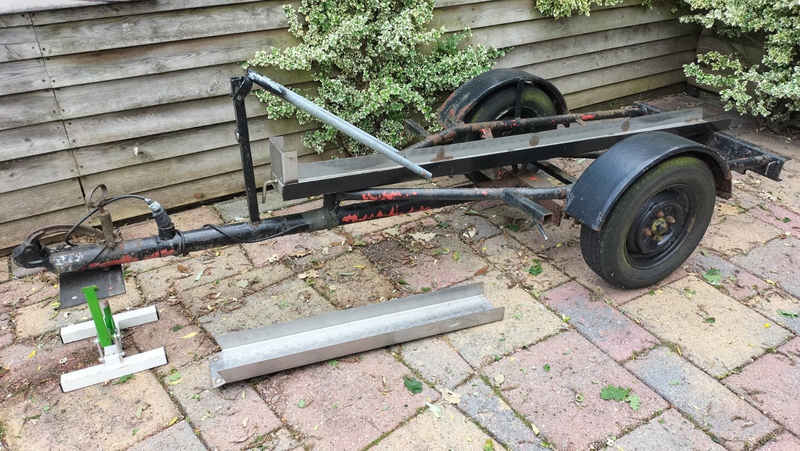 kar, 100 liter of meer, Ophalen, Gebruikt, Transportkar
