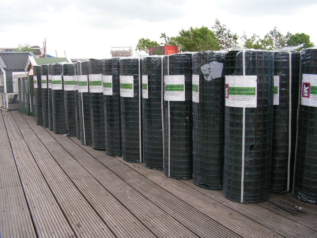 Zwart Eurofence tuingaas | Sterk gaas | 5x5cm | Hoogte 100cm, Tuin en Terras, Ophalen, Nieuw, 20 meter of meer, Gaas