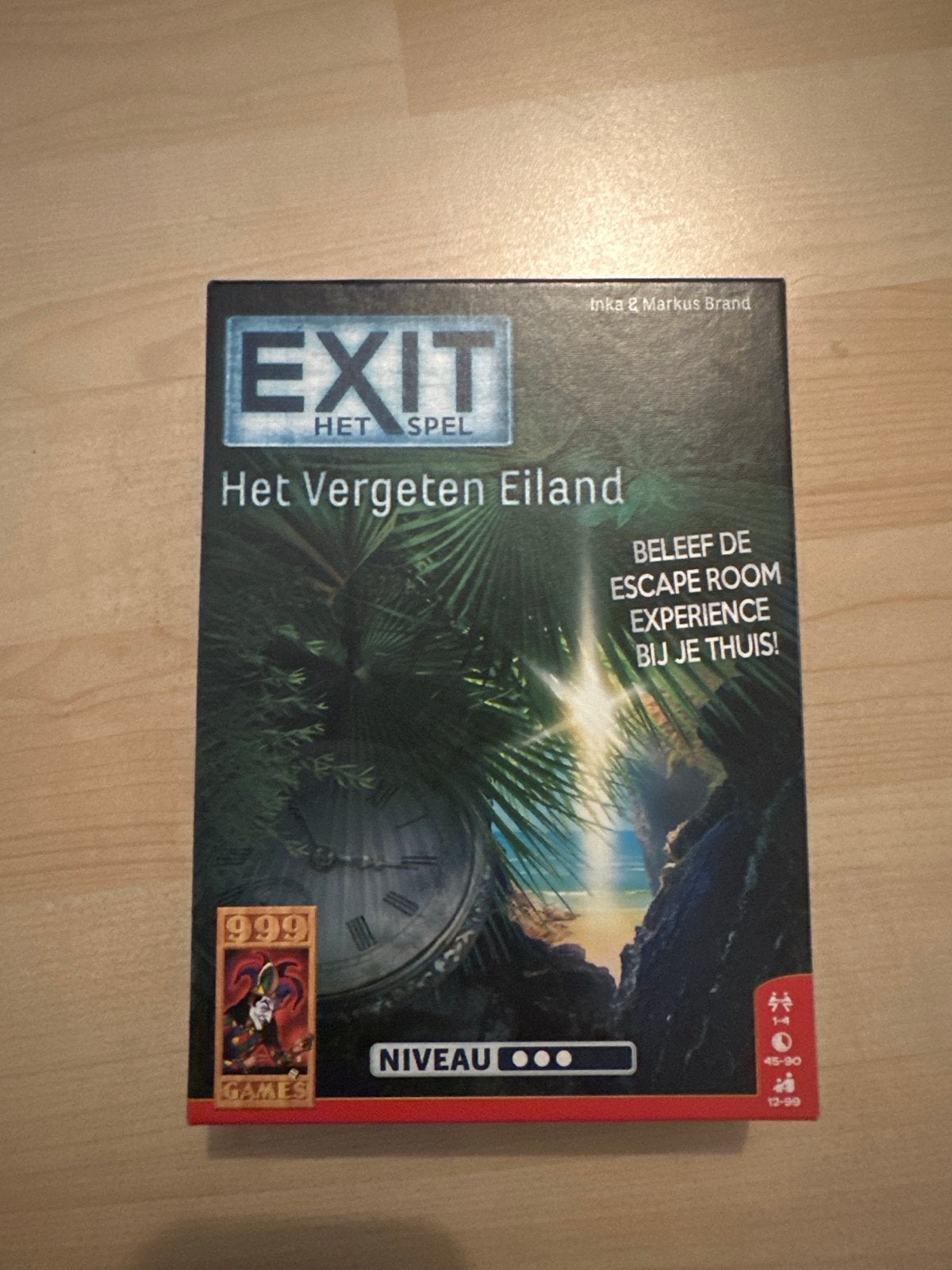 EXIT Het Spel: Het Vergeten Eiland - Escape Room thuis, Een of twee spelers, Ophalen of Verzenden, Gebruikt