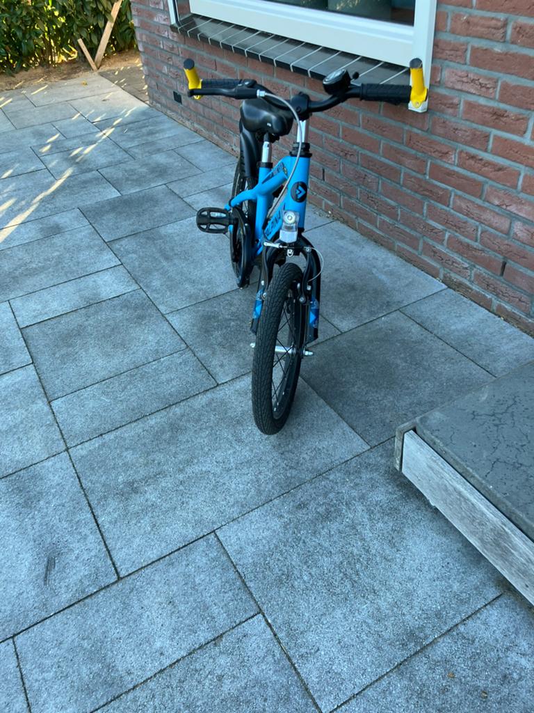 Mooie blauwe alipina, 16 inch fiets., Ophalen, Gebruikt, 16 tot 20 inch