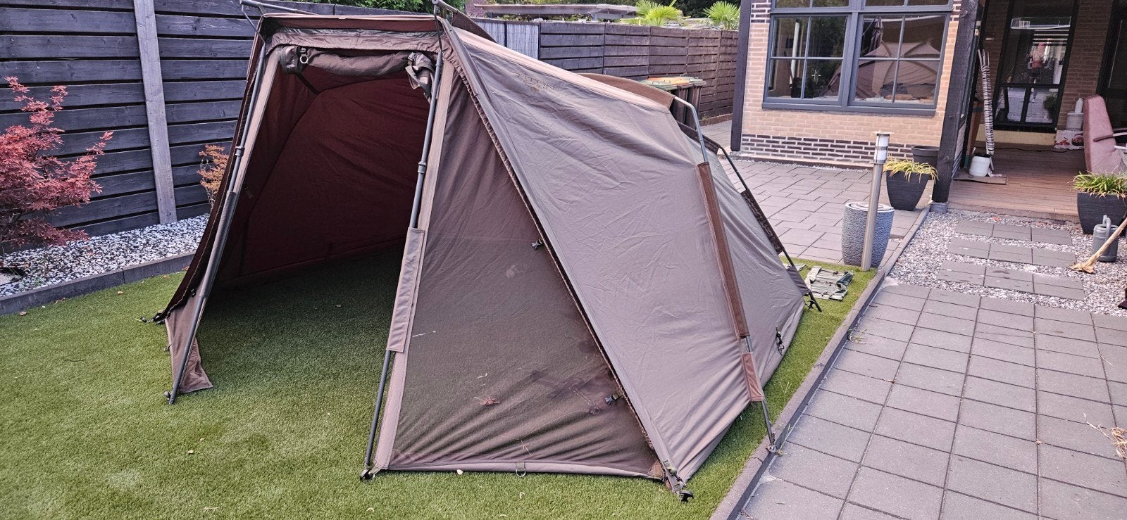 nash titan 2  tent met overrap, Ophalen of Verzenden, Zo goed als nieuw, Overige typen