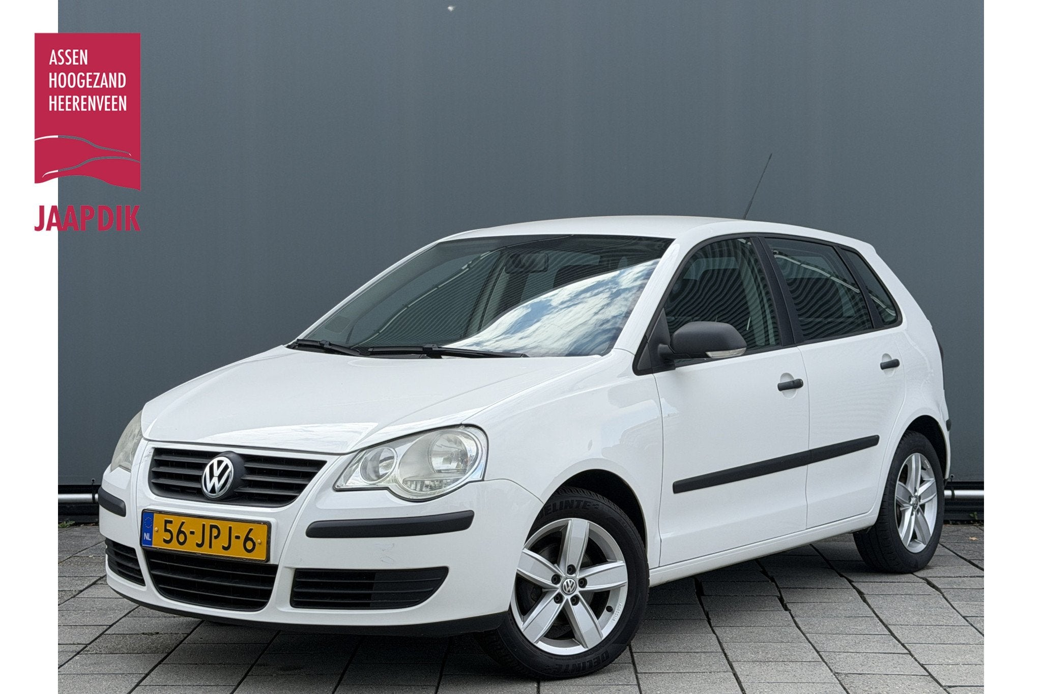 Volkswagen Polo BJR 2009 1.4 TDI 70 PK Trendline 96 DKM! NAP, Auto's, Voorwielaandrijving, Stof, Gebruikt, Zwart
