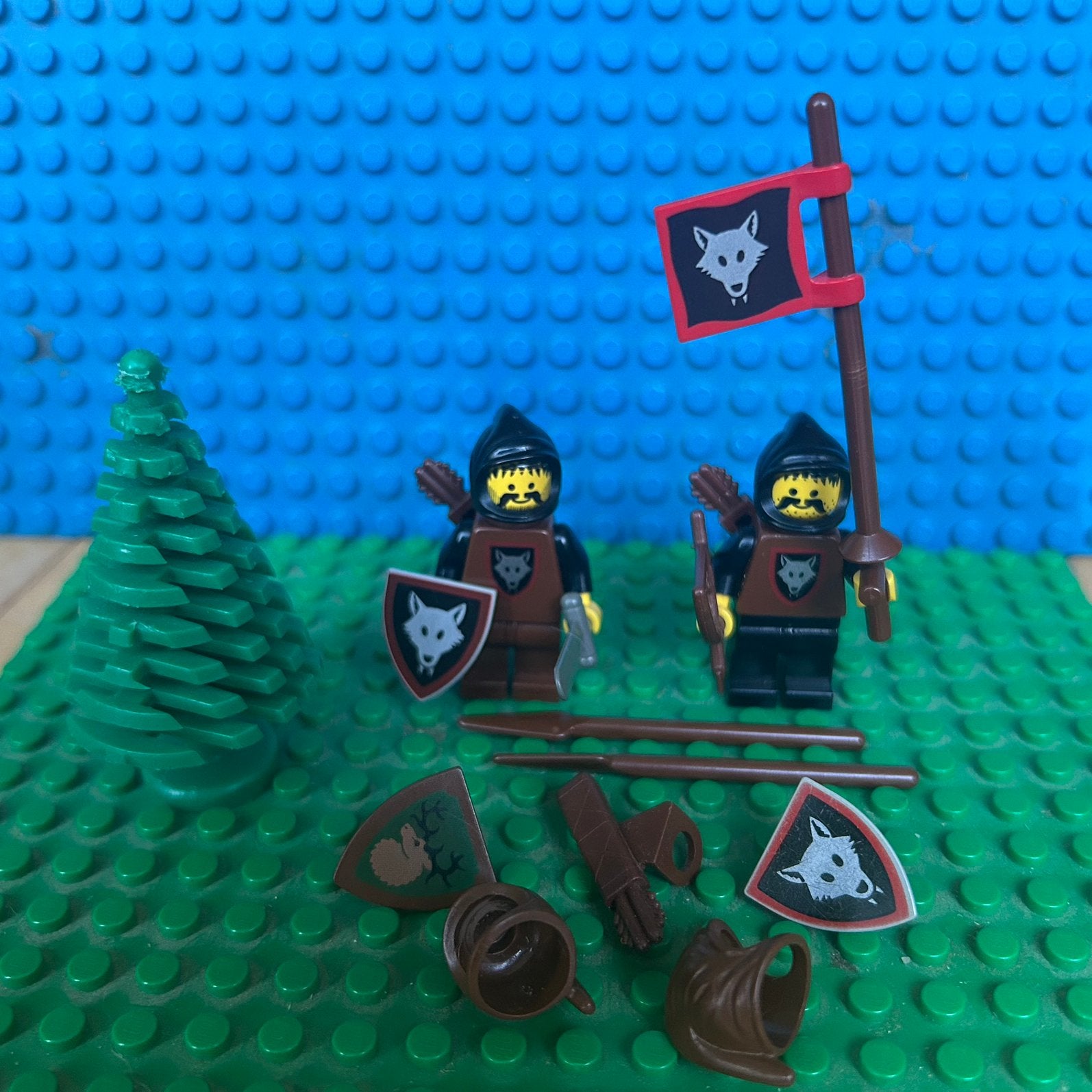 LEGO Vintage Castle - Wolfpack Struikrovers Lot (1992), Lego, Ophalen of Verzenden, Zo goed als nieuw, Minifiguur