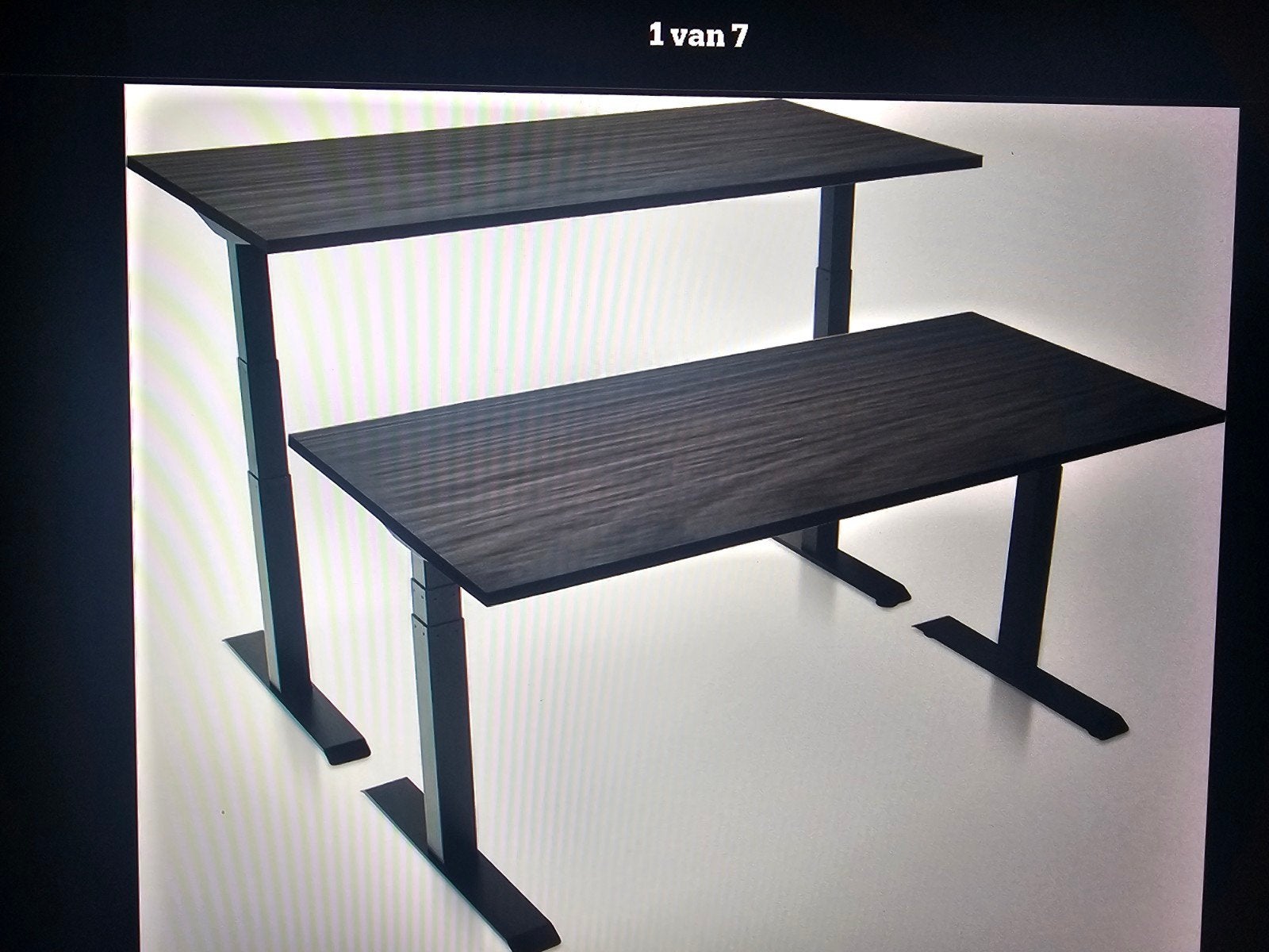 Zit-sta bureau elektrisch verstelbaar 180x80 - MRC PRO-L 2.0, Huis en Inrichting, Bureaus, Ophalen, 180 cm, Spaanplaat of MDF