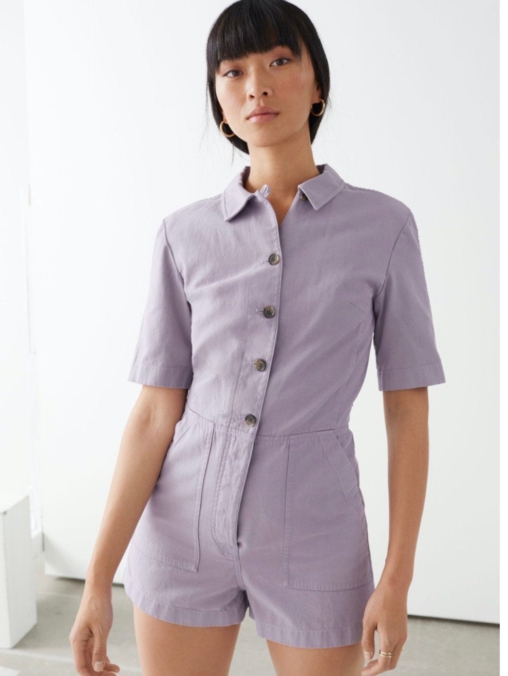 Zo goed als nieuwe & Other Stories playsuit, Ophalen of Verzenden, Zo goed als nieuw, Paars