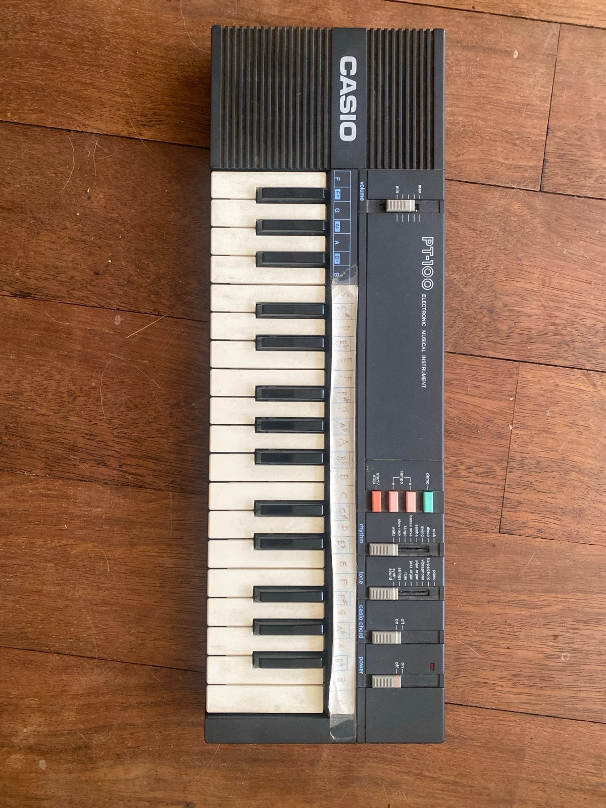 Casio PT-100 Mini Keyboard - Vintage Synthesizer, Muziek en Instrumenten, Keyboards, Ophalen of Verzenden, Gebruikt, Overige aantallen