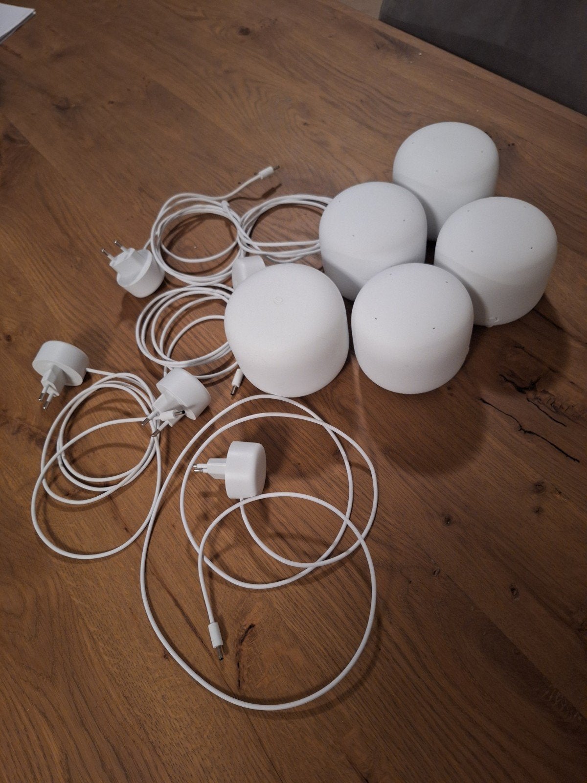 Google Nest Wifi Mesh Router en 4 extenties, Ophalen of Verzenden, Zo goed als nieuw, Router, Google Nest