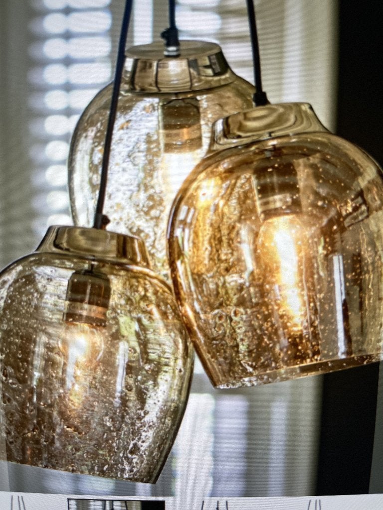 NIEUW in de doos Riviera Maison lamp Rue de Temple van glas, Huis en Inrichting, Lampen | Hanglampen, Ophalen, Nieuw, Glas, 75 cm of meer