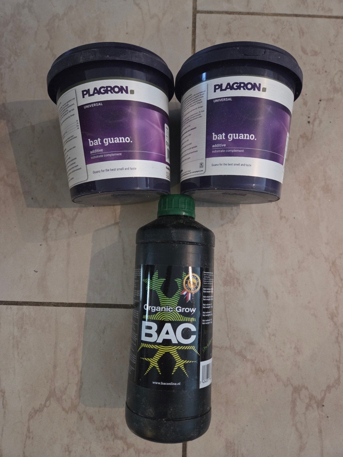Plagron Organic Bat Guano + BAC Organic Grow, Ophalen of Verzenden, Nieuw