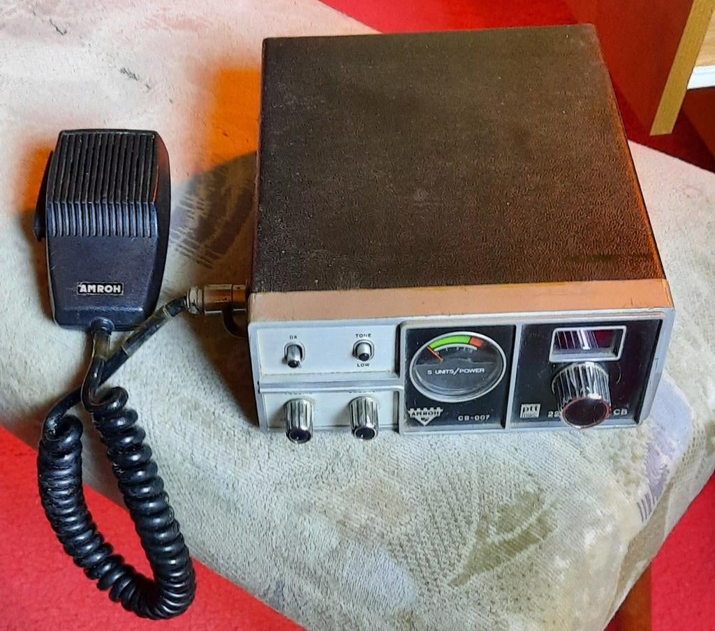 Te koop amroh cb-007 27 MC bakje met Mike 🟢, Telecommunicatie, Zenders en Ontvangers, Ophalen
