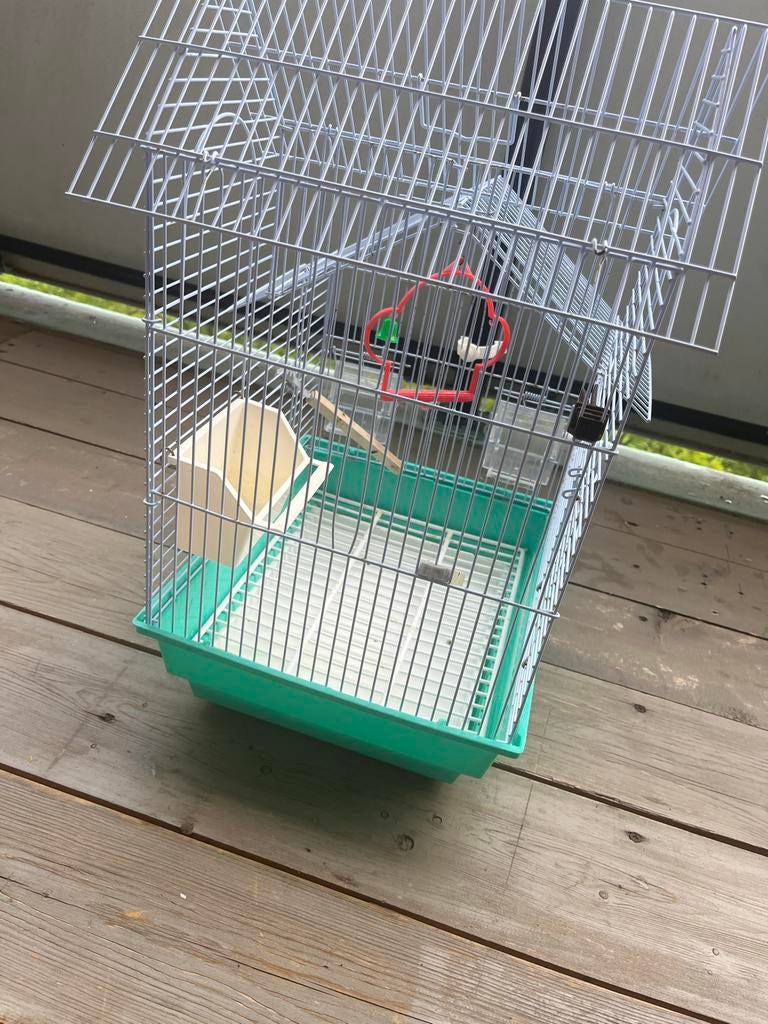 Vogelkooi, Dieren en Toebehoren, Vogels | Hokken en Kooien, Ophalen, Zo goed als nieuw, Metaal, Vogelkooi