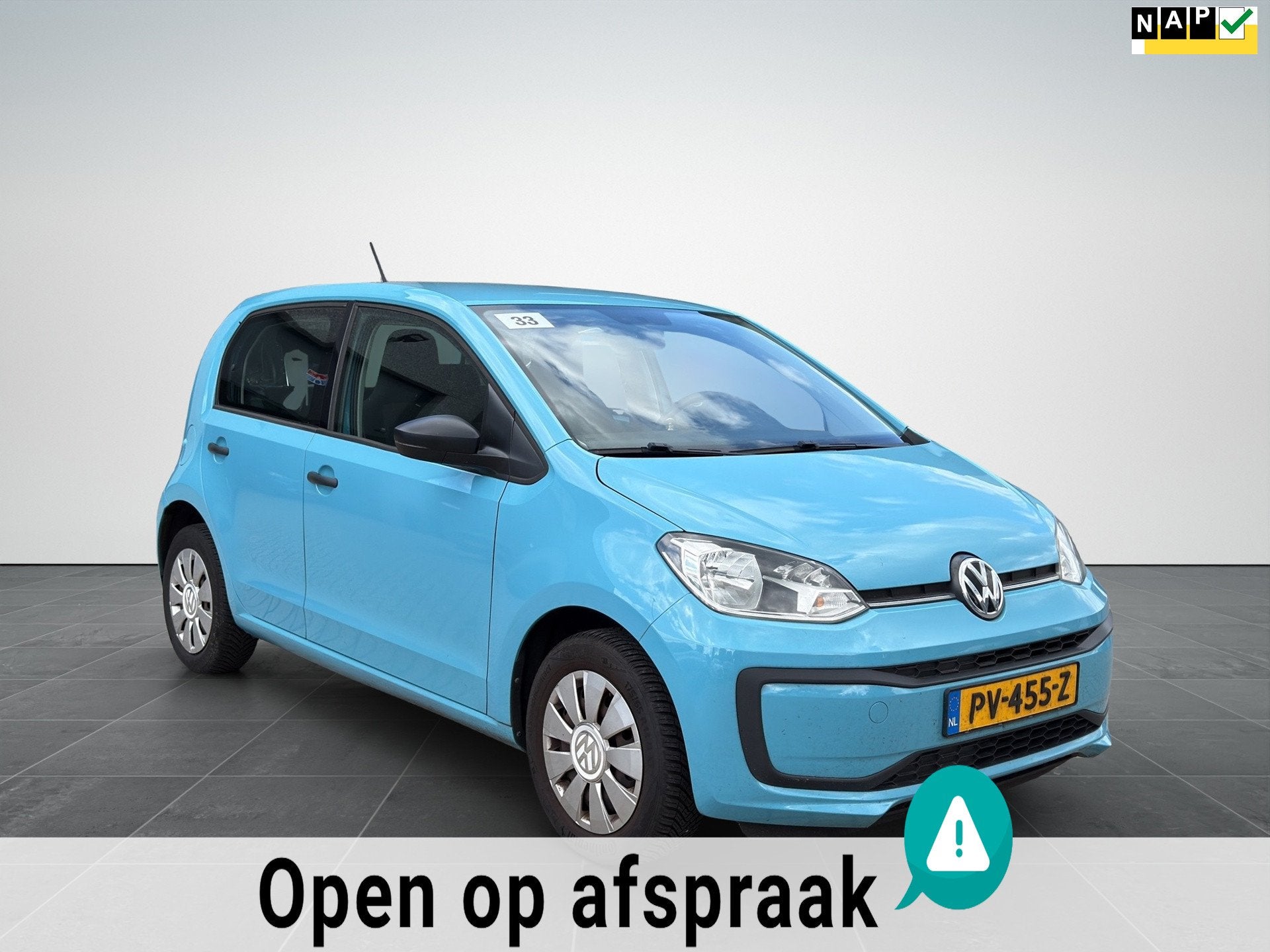 Volkswagen Up! 1.0 BMT take up! Airco|Dealer Onderhouden|NAP, Auto's, Voorwielaandrijving, Dealer onderhouden, Gebruikt, Origineel Nederlands