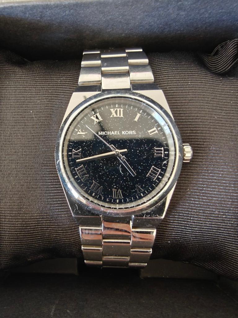 Michael Kors dameshorloge MK-6113, Overige merken, Staal, Gebruikt, Staal