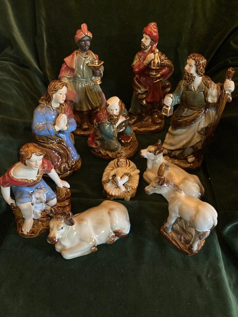 Keramiek kerstgroep (2), Diversen, Ophalen of Verzenden, Zo goed als nieuw