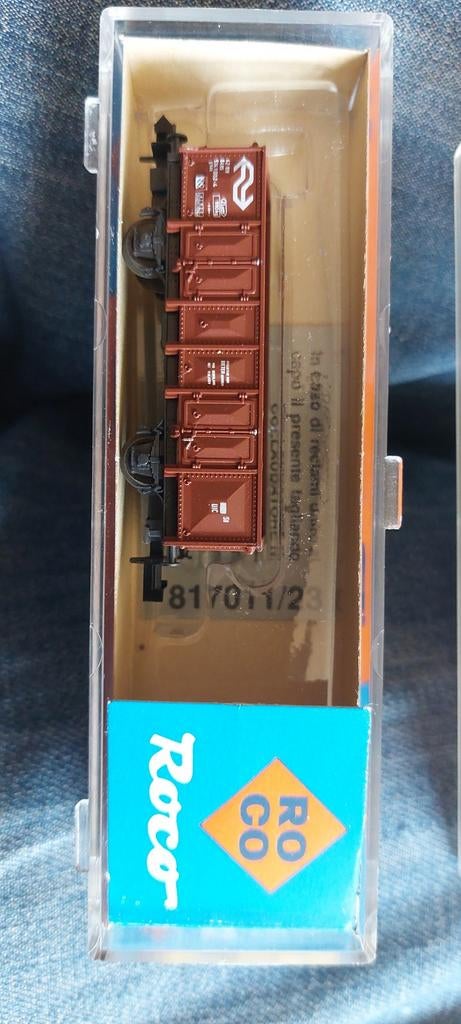 NLK 0502 ROCO NS HOGE BAKWAGON 1/160, Hobby en Vrije tijd, Modeltreinen | N-Spoor, Gelijkstroom, Wagon, Ophalen of Verzenden, Roco