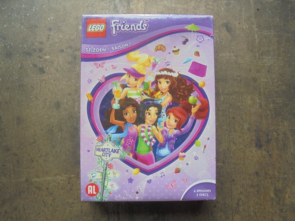 Lego DVD Friends Seizoen 1 (zie foto's), Tekenfilm, Alle leeftijden, Overige soorten, Ophalen of Verzenden