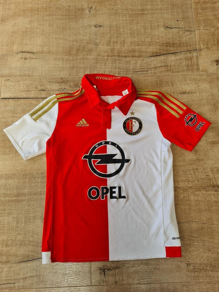 Feyenoord Thuisshirt Adidas Maat M (11-12 jaar), Ophalen of Verzenden, Shirt