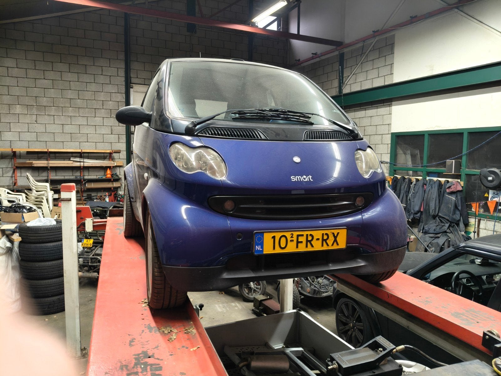 te koop. Leuke Smart City Coupe 0.6 van bj 2000, Auto's, Automaat, Cabriolet, Panoramadak, Particulier
