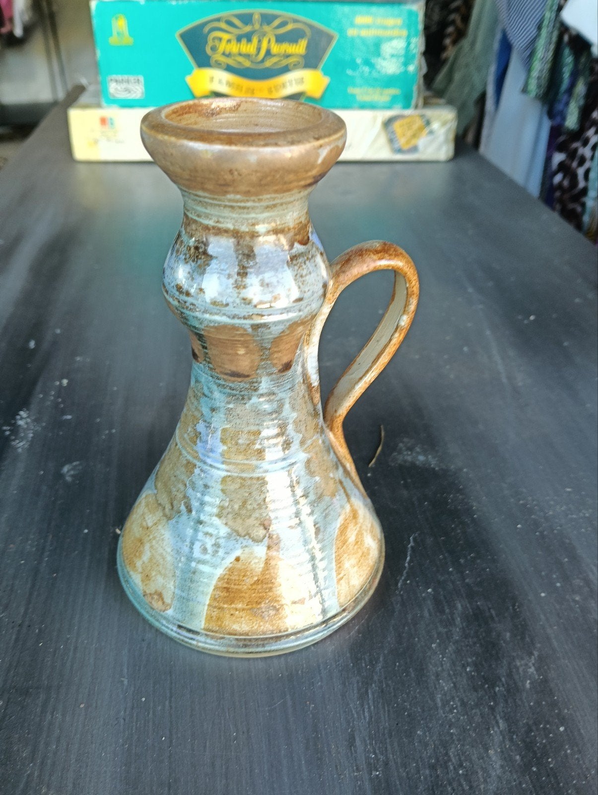 Vintage Courtauld Keramiek Kandelaar, Ophalen of Verzenden, Keramiek of Aardewerk