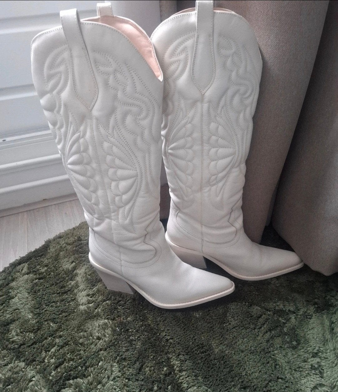 Laarzen bronx maat 41 leer wit cowboylaars, Kleding | Dames, Hoge laarzen, Bronx, Wit, Ophalen of Verzenden