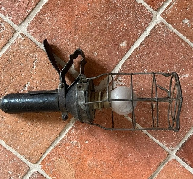 Antieke Franse looplamp, Antiek en Kunst, Ophalen of Verzenden
