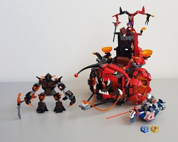 Lego Nexo Knights Jestro's Evil Mobile 70316, Gebruikt, Overige thema's, Lego, Ophalen of Verzenden