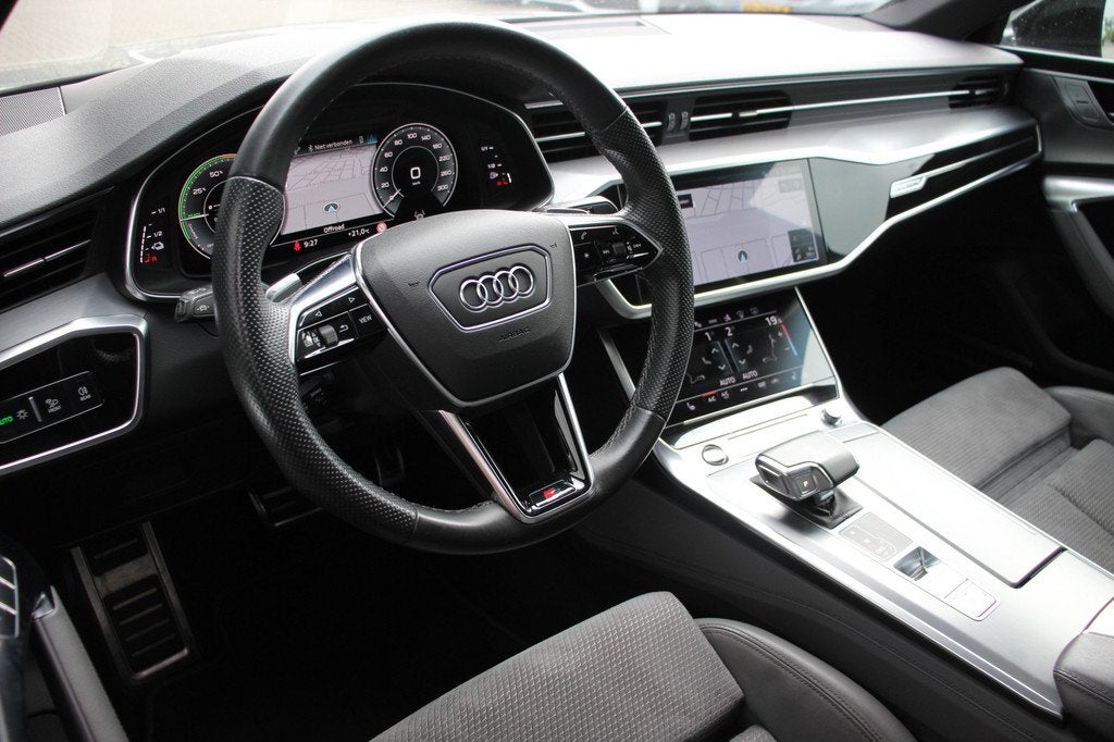 Audi A7 Sportback 55 TFSI e quattro Pro Line Plus S-line | 3, Auto's, Audi, Gebruikt, 4 cilinders, 4 stoelen, Leder en Stof