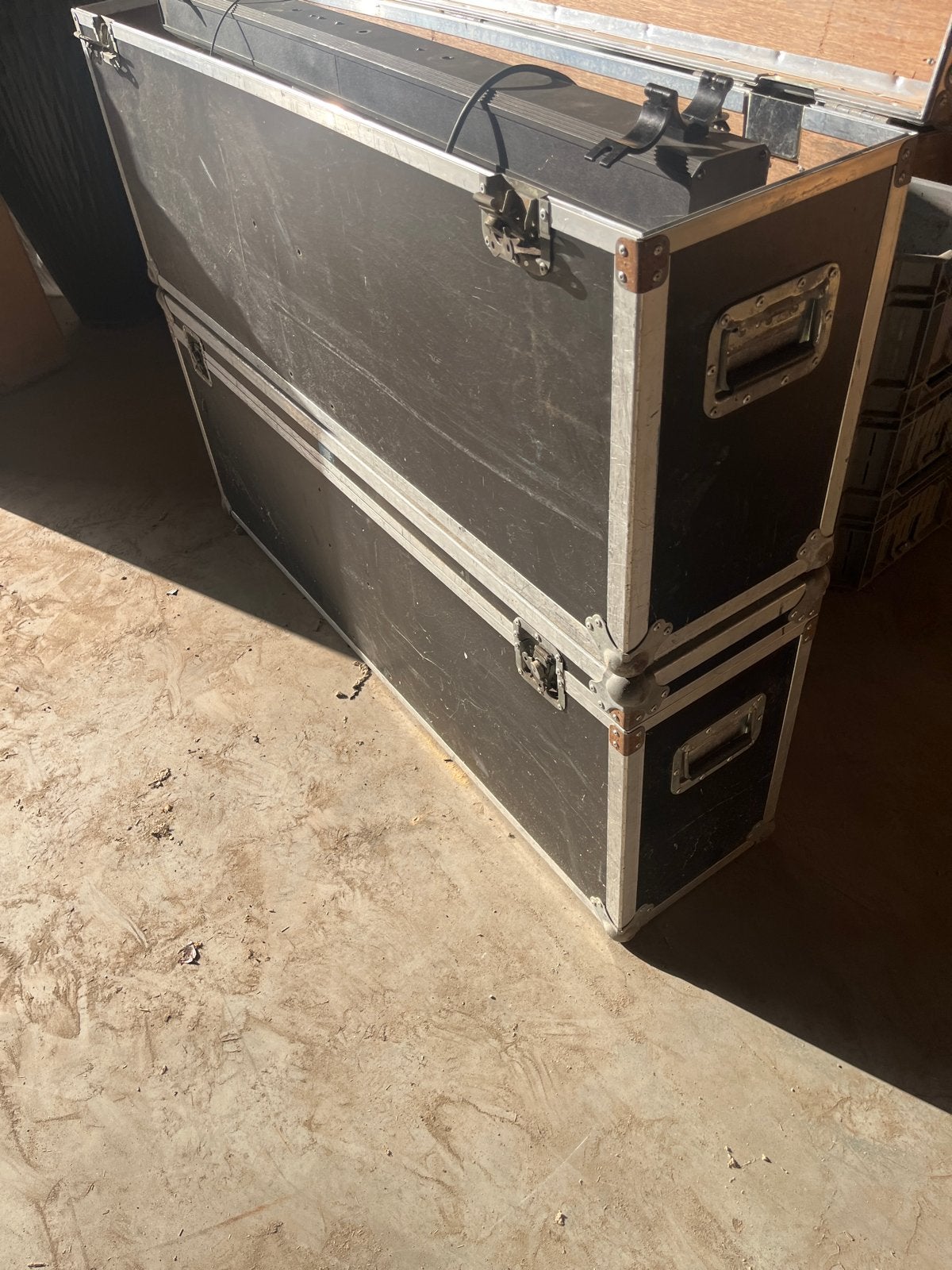 Podium lampen inclusief flightcase, Ophalen of Verzenden, Gebruikt, Licht