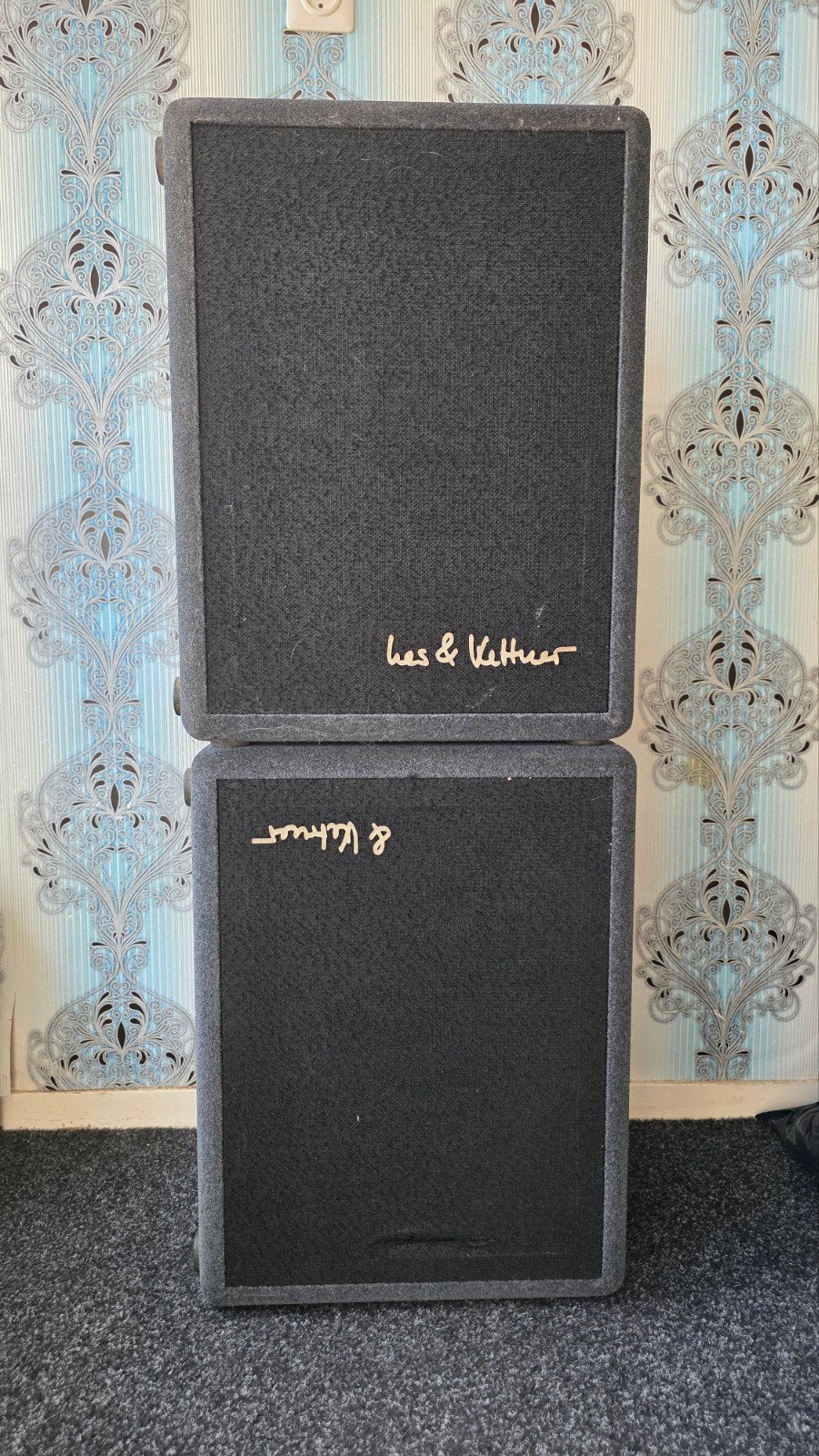 2 stevige passieve PA-/monitors en een Leopard versterker, Ophalen, Gebruikt, Minder dan 50 watt
