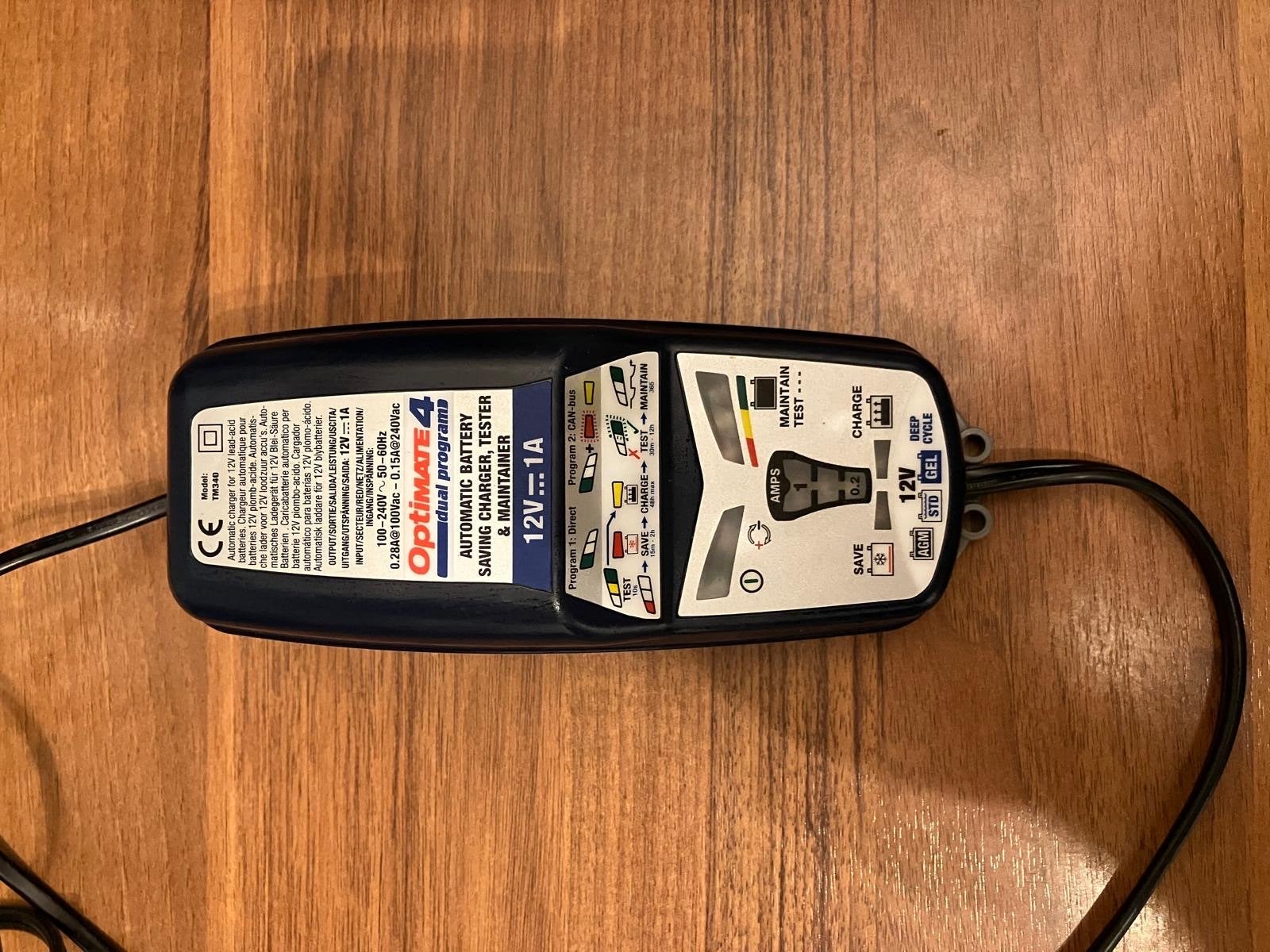 Druppellader Tecmate OptiMate 4 Dual Program (12V 1A), Ophalen of Verzenden, Nieuw, Universele onderdelen