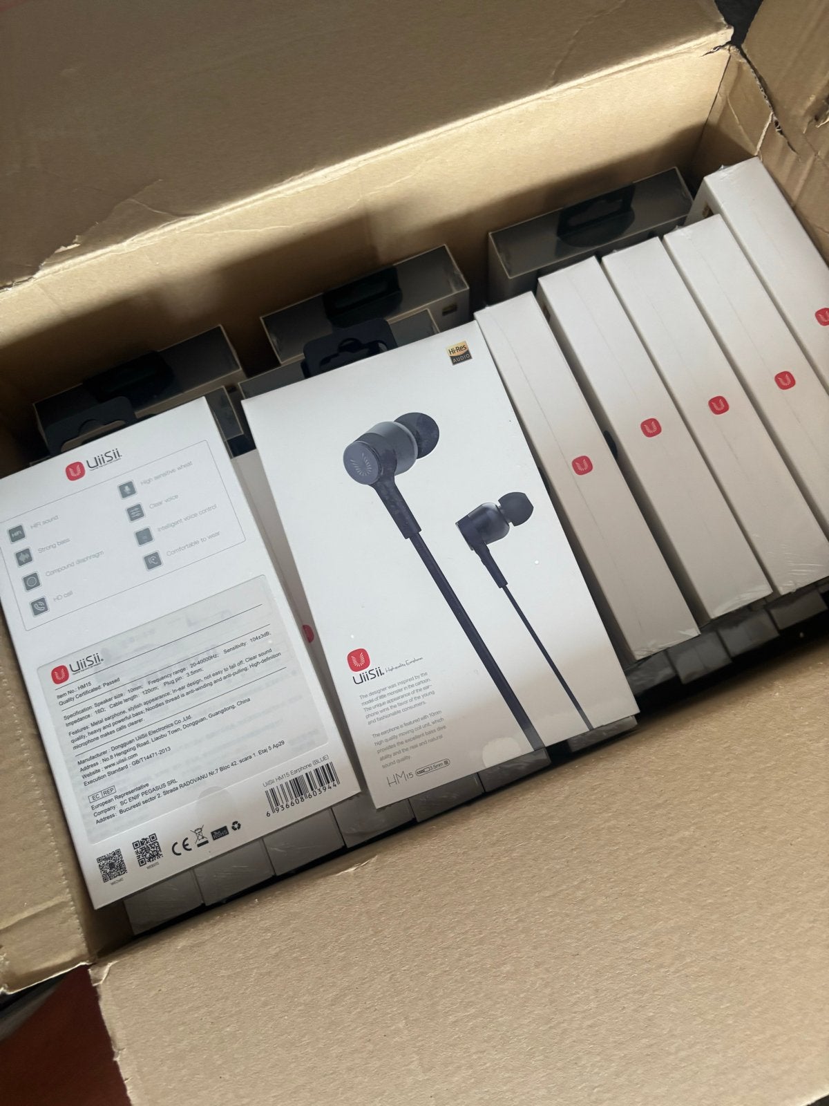 Partij van 32 UiiSii HM15 In-ear koptelefoons - Nieuw, Overige merken, In-ear, Nieuw, Ophalen of Verzenden