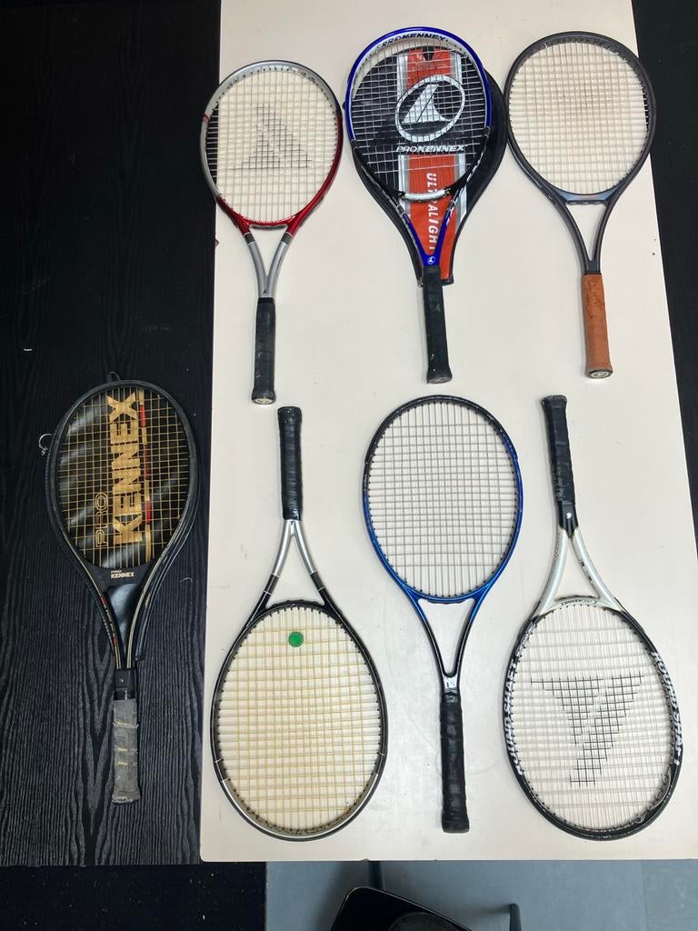 Pro Kennex tennisrackets - 7 stuks, diverse modellen, Sport en Fitness, Tennis, Gebruikt, Racket, Overige merken, Ophalen of Verzenden