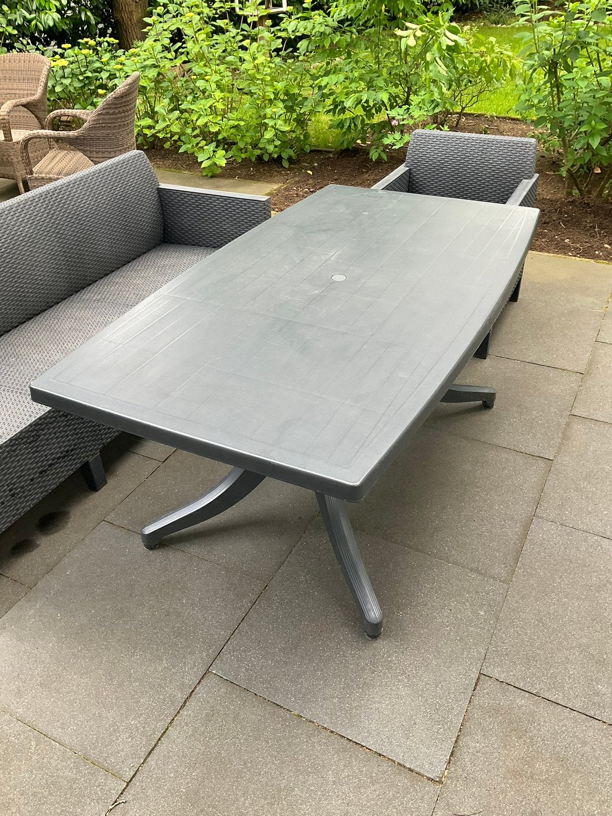 Tuinset Allibert, Tuin en Terras, Ophalen, Gebruikt, Rechthoekig, Kunststof