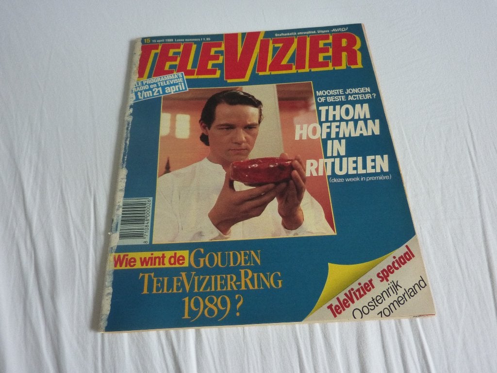 TELEVIZIER 1989-THOM HOFFMAN-TELEVIZIER RING, Verzenden, 1980 tot heden, Tijdschrift