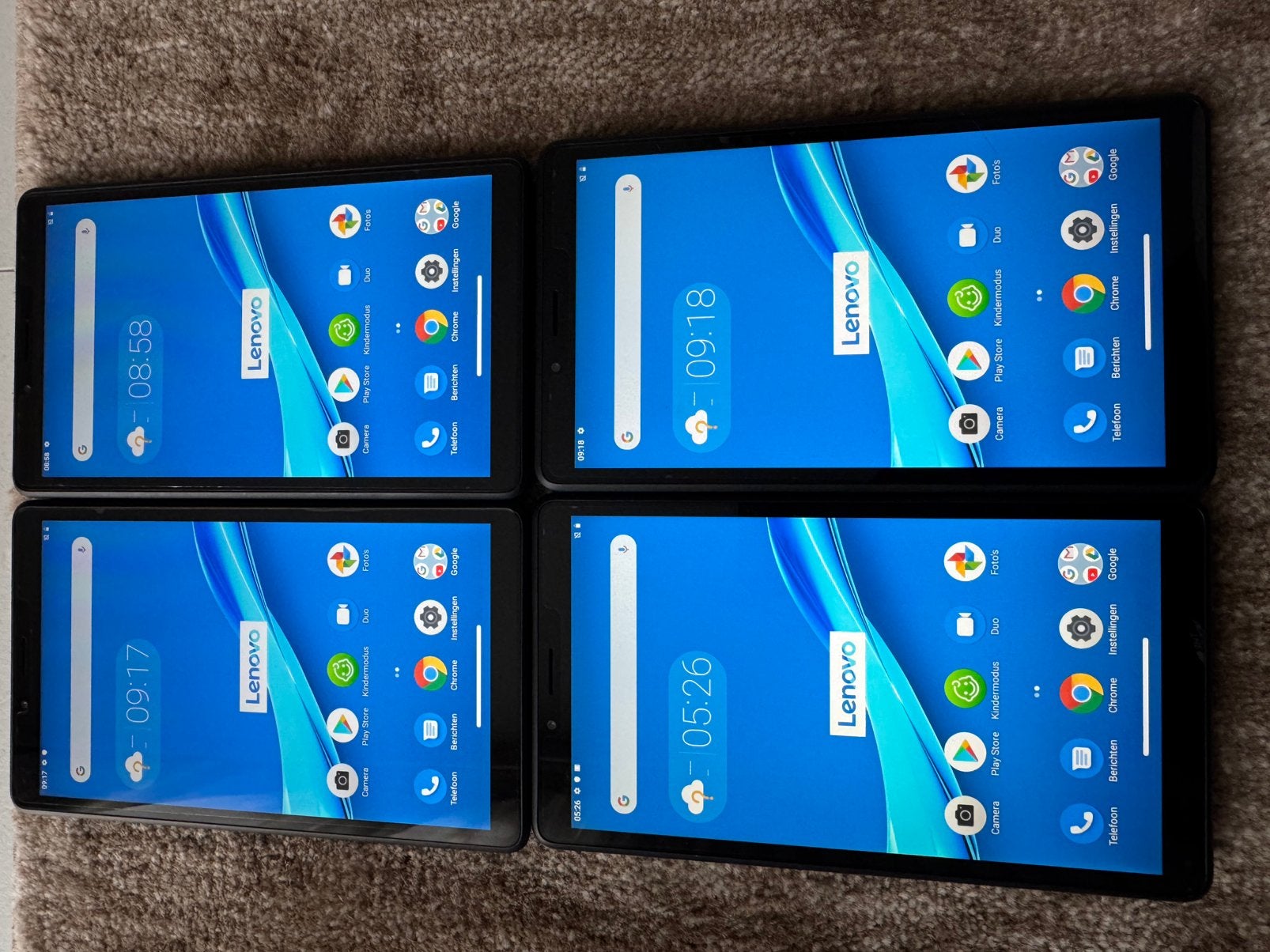 4x Lenovo Tab M7, Computers en Software, Android Tablets, Zo goed als nieuw, Wi-Fi en Mobiel internet, 7 inch of minder, 32 GB