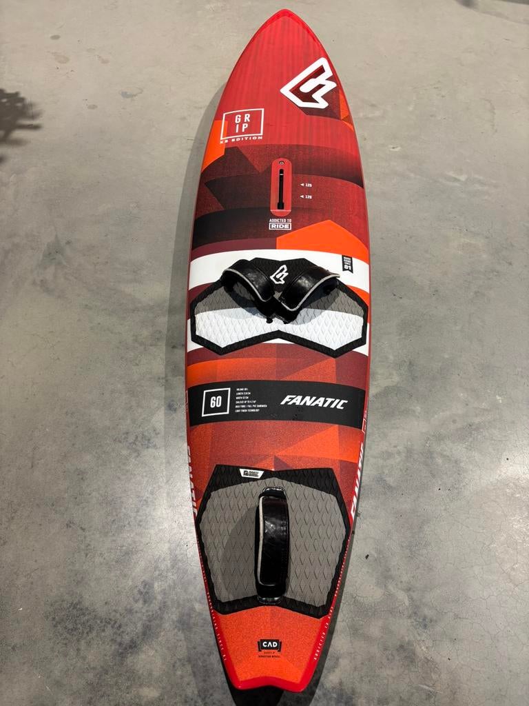 Fanatic Grip XS Edition - 60L, Watersport en Boten, Windsurfen, Ophalen, Gebruikt, Minder dan 250 cm, Met vin(nen)