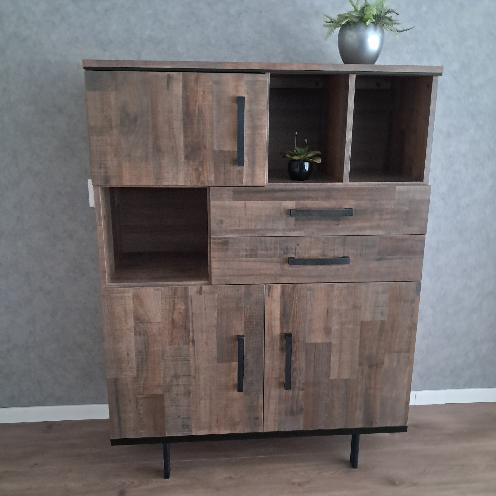 Barkast Escape Lamulux Mumbai - H160xB120xD50 cm, Ophalen, Overige materialen, Gebruikt, 100 tot 150 cm