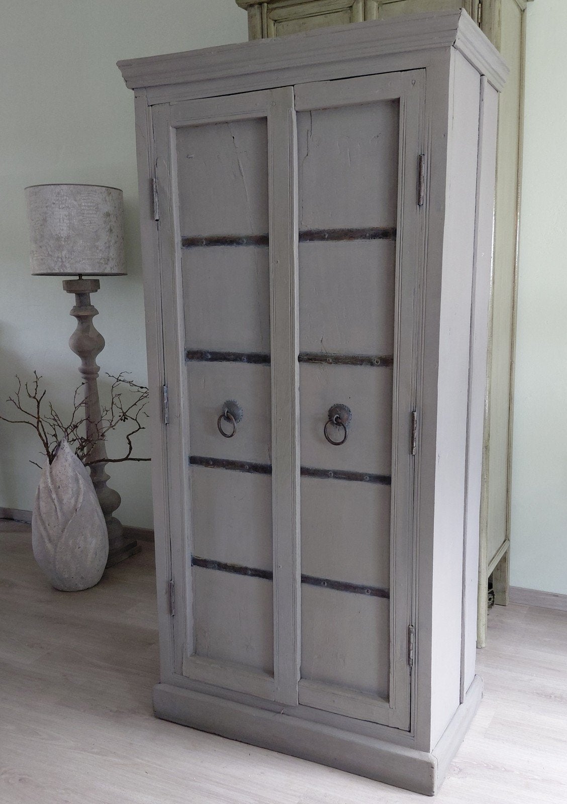 Karakteristieke Oude Linnenkast - 180x90x50 cm, Antiek en Kunst, Ophalen