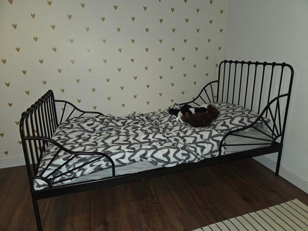 Ikea mee groei bed Minnen, Kinderen en Baby's, Kinderkamer | Bedden, Ophalen, Gebruikt, 180 cm of meer, 70 tot 85 cm