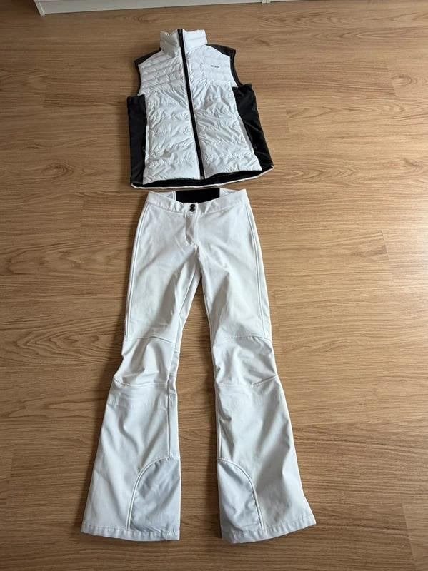 Skiset dames wit skibroek softshell CMP en bodywarmer Wedze, Kleding | Dames, Ophalen of Verzenden, Zo goed als nieuw, CMP, Maat 34 (XS) of kleiner