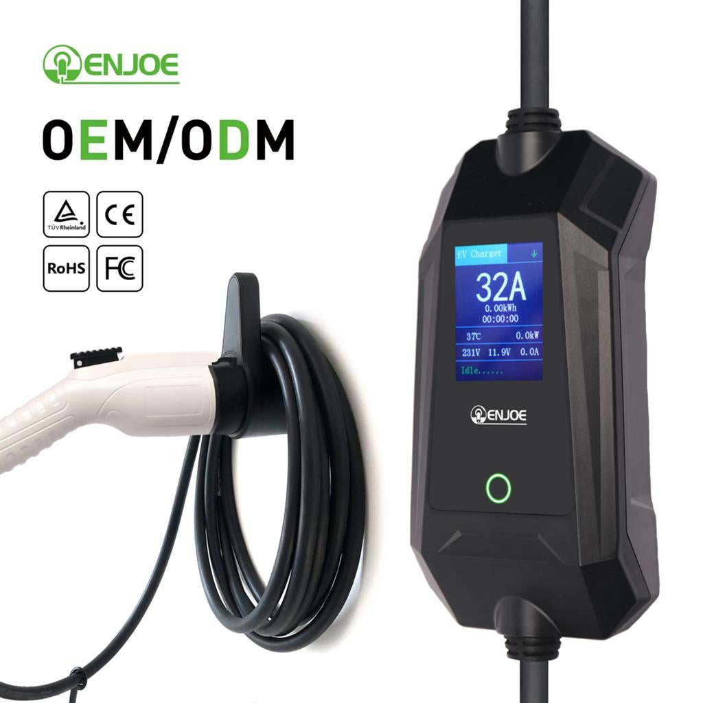 Draagbare EV Charger / Portable EV Lader – 3.5KW / 7KW, Info@shoppenvooriedereen.nl, Camerastraat 19, Nieuw, Ophalen of Verzenden