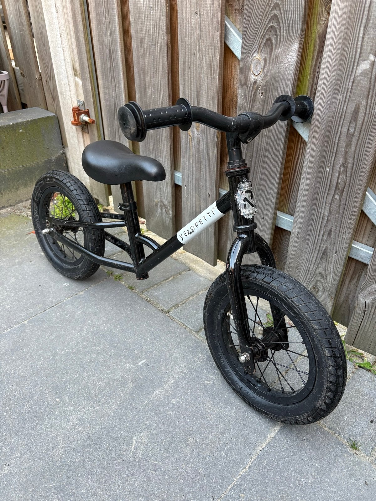Veloretti Loopfiets Tricycle Zwart, Ophalen, Gebruikt, Minder dan 16 inch