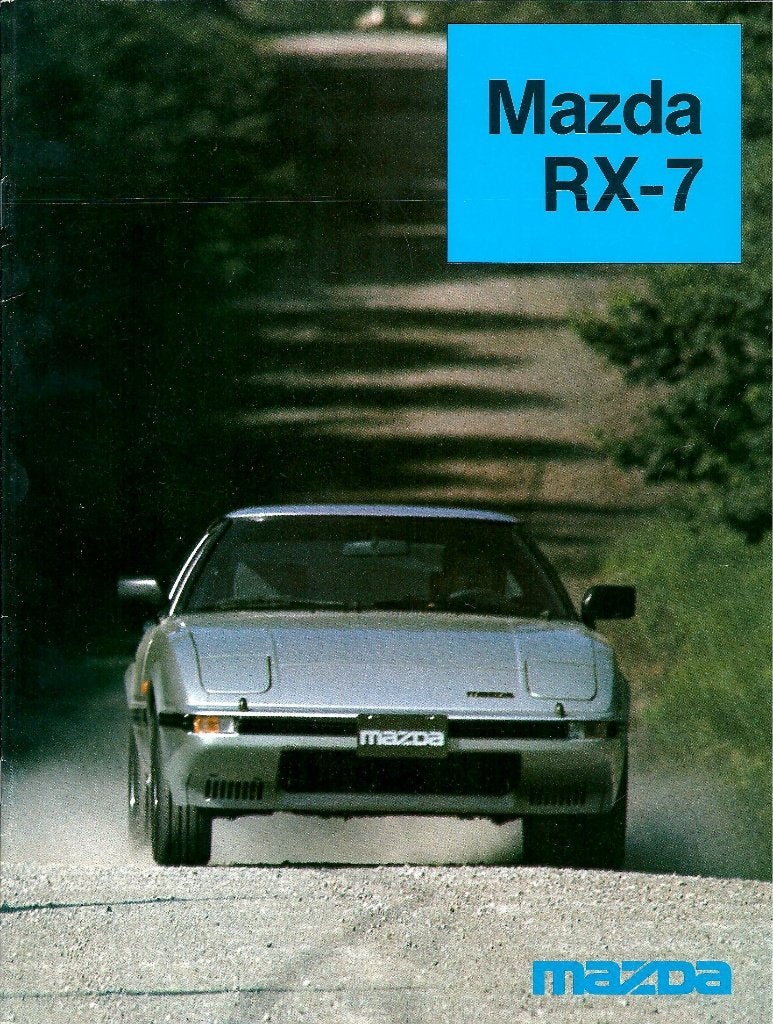 Brochure Mazda RX-7 1984, Ophalen of Verzenden, Gelezen, Mazda