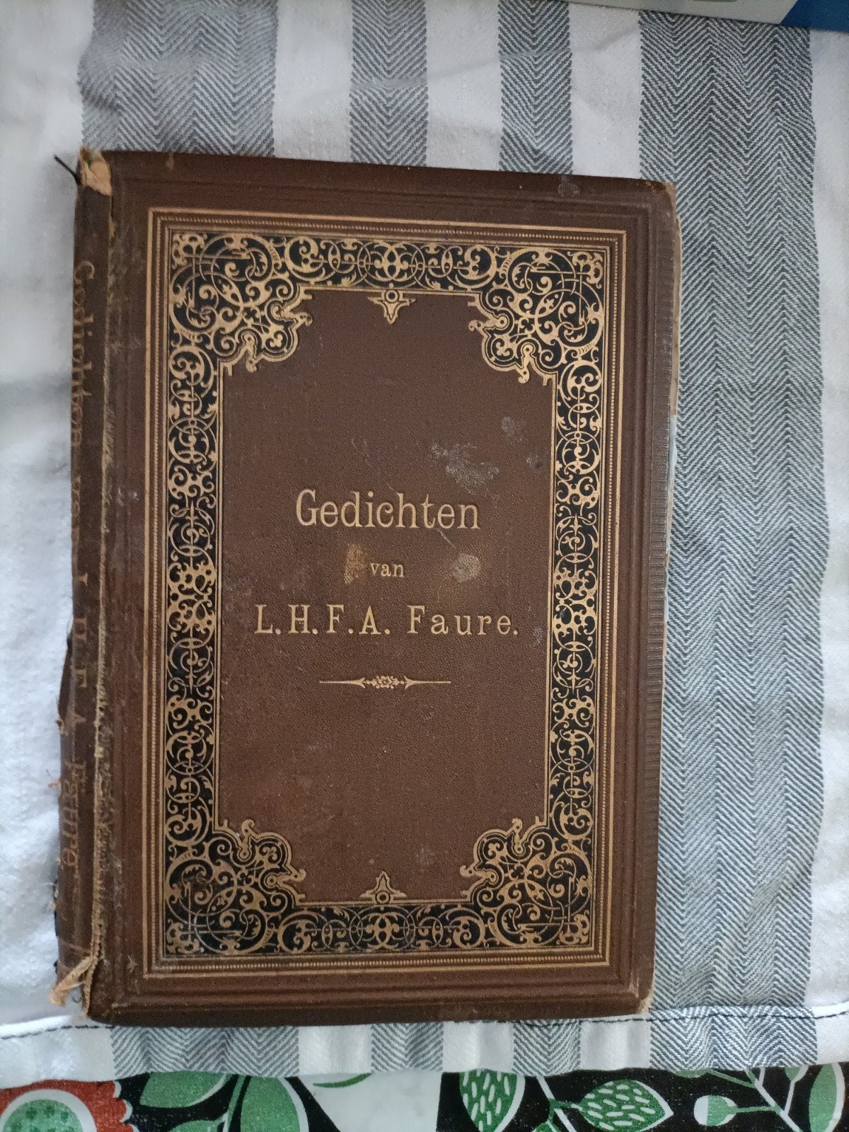 Gedichten van L.H.F.A. Faure - Antiek Boek 1887, Ophalen of Verzenden, Gelezen, L.H.F.A. Faure, Eén auteur