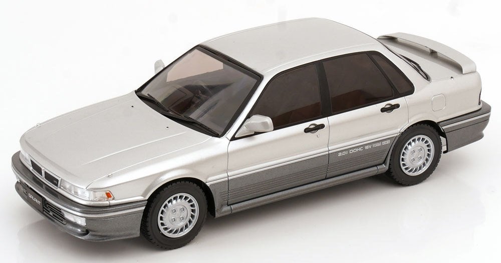 Mitsubishi Galant VR-4 1987 Zilver Metallic / Grijs Metallic, Hobby en Vrije tijd, Modelauto's | 1:18, Overige merken, Tschuiten@hotmail.com