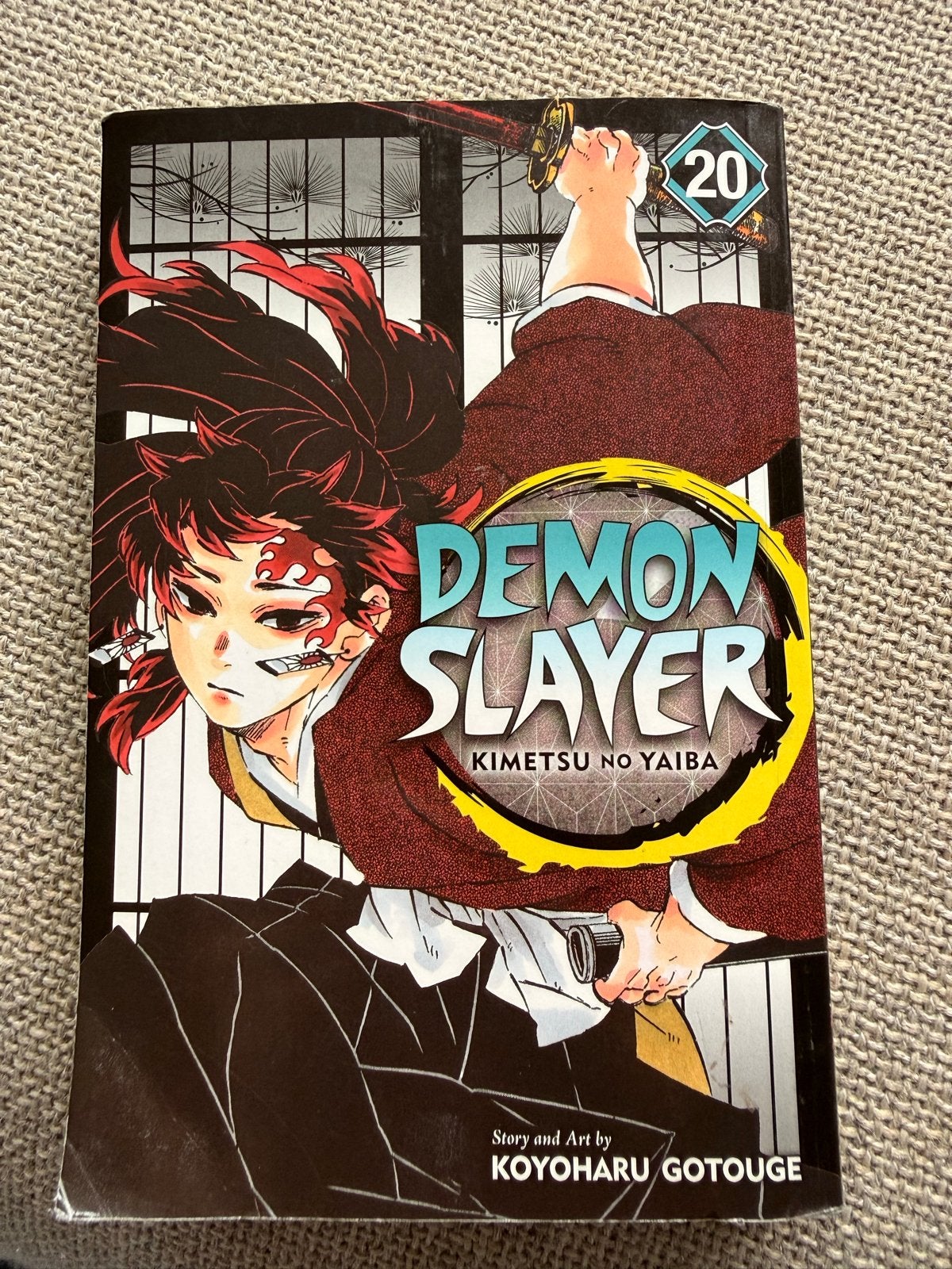Demon Slayer Kimetsu no Yaiba Vol. 20 Manga, Eén comic, Ophalen of Verzenden, Gelezen, Japan (Manga)