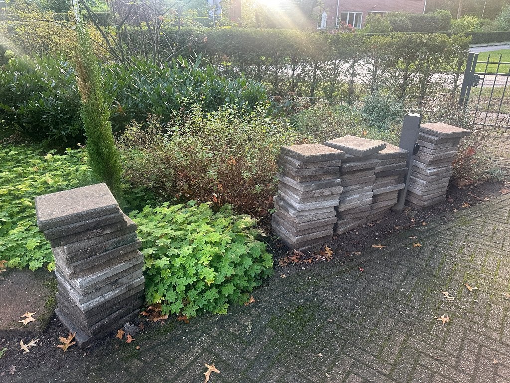stoeptegels, Ophalen, Gebruikt, Beton, Overige typen