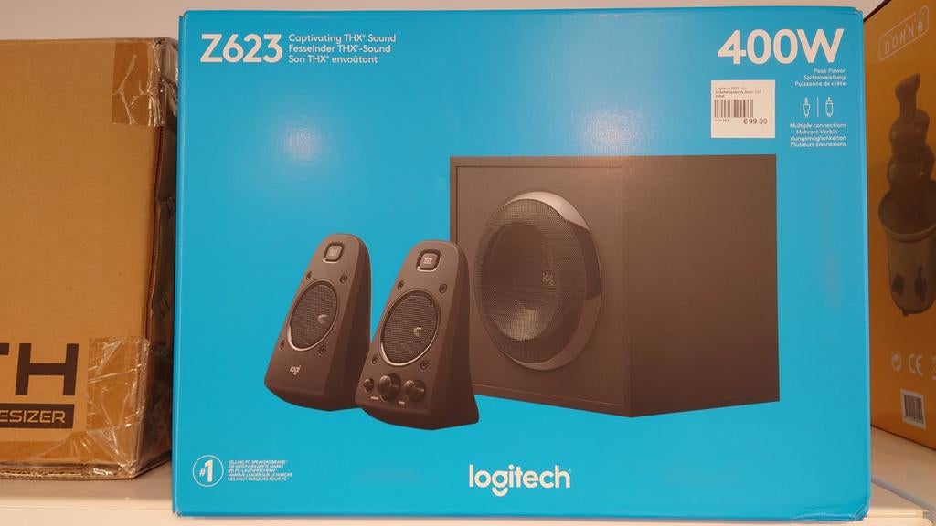 Logitech Z623 - 2.1 Speakersysteem - Zwart, Overige merken, Logitech, Ophalen of Verzenden, Complete surroundset